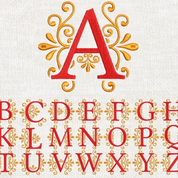 Two Monogram embroidered hand towels - Custom initials towels  PICK YOUR LETTERS - Picture 3 of 6